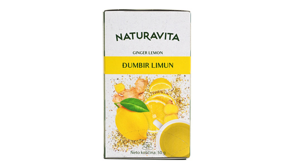 ČAJ ĐUMBIR I LIMUN 50 G NATURAVITA