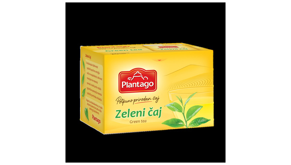 PLANTAGO ČAJ ZELENI 40 G