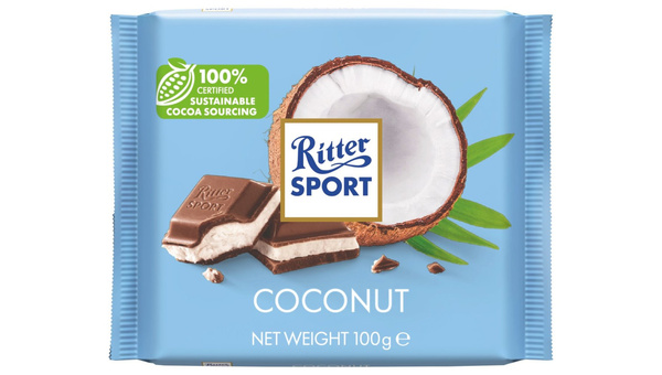 RITTER SPORT ČOKOLADA RITTER MLIJEČNA 100 G