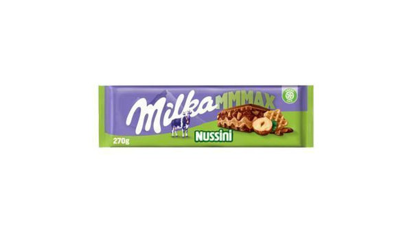 ČOKOLADA NUTTY CHOCO WAFER 270 G MILKA