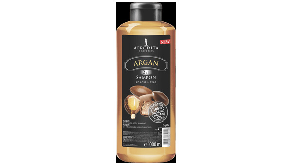 AFRODITA ŠAMPON ZA KOSU I TIJELO ARGAN 1 L