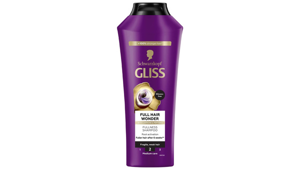 GLISS ŠAMPON ZA KOSU FULL WONDER KOFEIN I PEPTIDI 400 ML