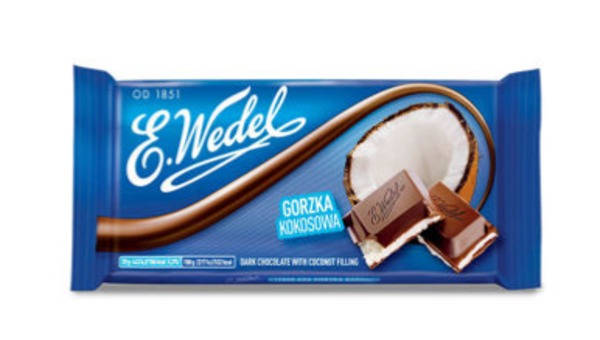 WEDEL TAMNA ČOKOLADA S KOKOSOM 100 G