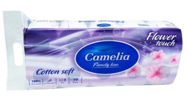 CAMELIA TOALET PAPIR FLOWER 10 1 3 SLOJA