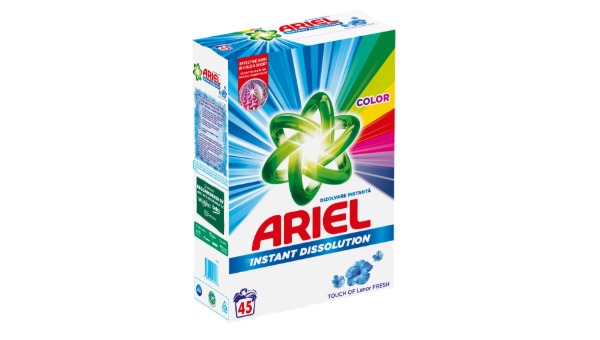 ARIEL DETERDŽENT ZA RUBLJE PRAŠAK LENOR COLOR KUTIJA 3, 37 KG 45 PRANJA