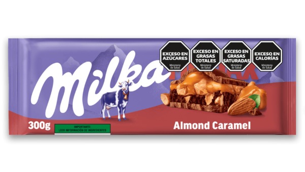 ČOKOLADA MILKA 300 G ALMOND CARAMEL