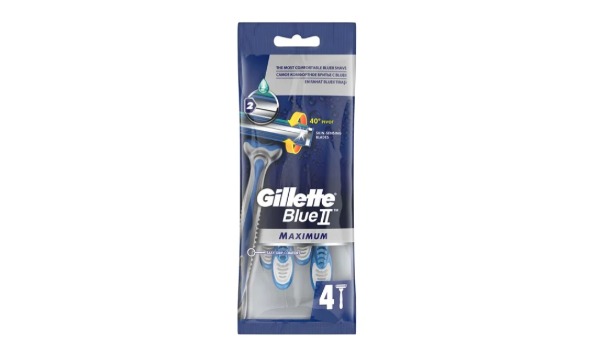 BRIJAČ JEDNOKRATNI BLUE II MAXIMUM VREĆICA OD 4 KOM