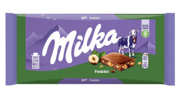 ČOKOLADA MILKA 80 G HAZELNUT