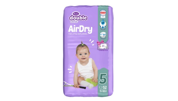 VIOLETA BABY PELENE 11 25 KG 52 KOM DOUBLE CARE AIR DRY JUNI 5