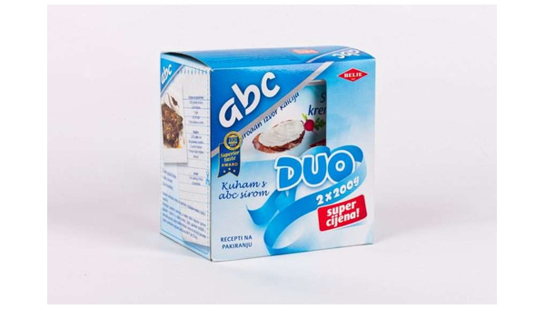 ABC SIR DVOSTRUKO PAKIRANJE 2 X 200 G