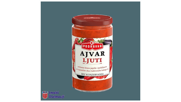 PODRAVKA AJVAR LJUTI STAKLO 195 G