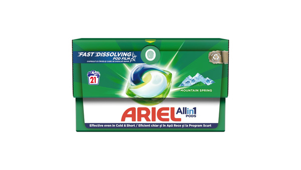 ARIEL DETERDŽENT ZA RUBLJE CAPS.MOUNTAIN SPRING 2.2 L 40 PRANJA