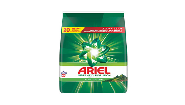 ARIEL DETERDŽENT ZA RUBLJE PRAŠAK 3 KG 20 PRANJA MOUNTAIN BREEZE