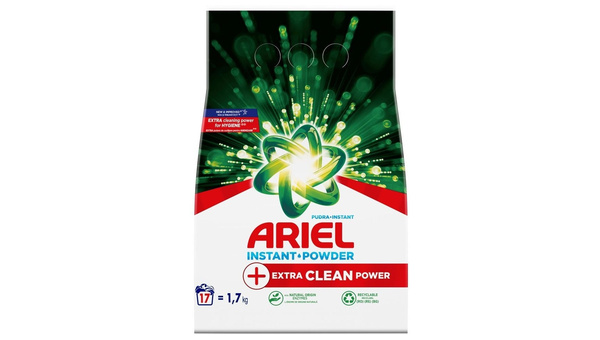 ARIEL DETERDŽENT ZA RUBLJE PRAŠAK EXTRA CLEAN 1, 27 KG 17 PRANJA