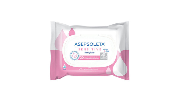 ASEPSOLETA SENSITIVE OSVJEŽAVAJUĆE MARAMICE 112