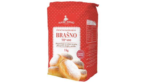 MLIN USTIKOLINA BRAŠNO PŠENIČNO TIP 400 1 KG USTIKOLINA