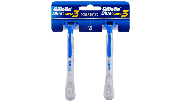 GILLETTE JEDNOKRATNI BRIJAČ BLUE III 2 KOM SIMPLE