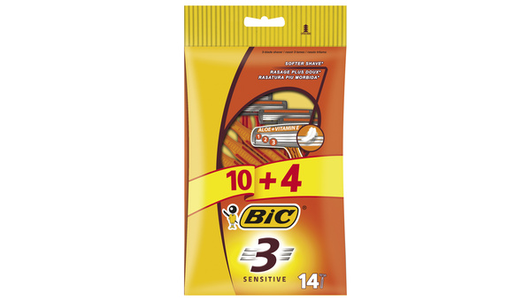 BIC BRIJAČ JEDNOKRATNI 4 1 SENSITIVE 3