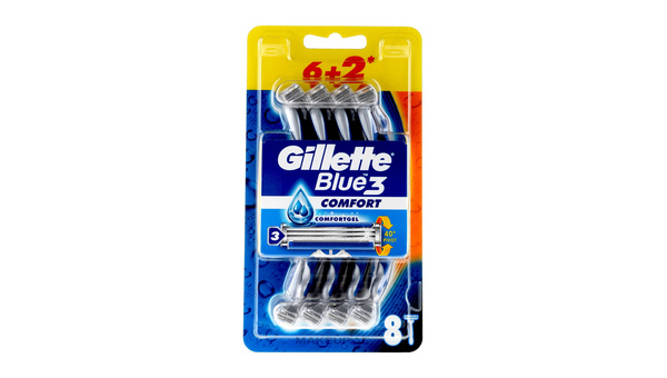 GILLETTE BRIJAČ BLUE3 SENSITIVE 6+2 JEDNOKRATNI