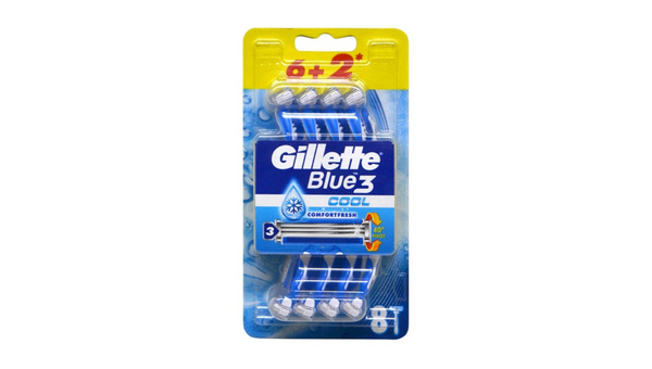 GILLETTE BRIJAČ BLUE3 6+2 KOM GRATIS