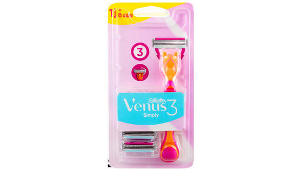 JEDNOKRATNI BRIJAČ GILLETTESIMPLY VENUS3 PLUS 1 KOM HRDC