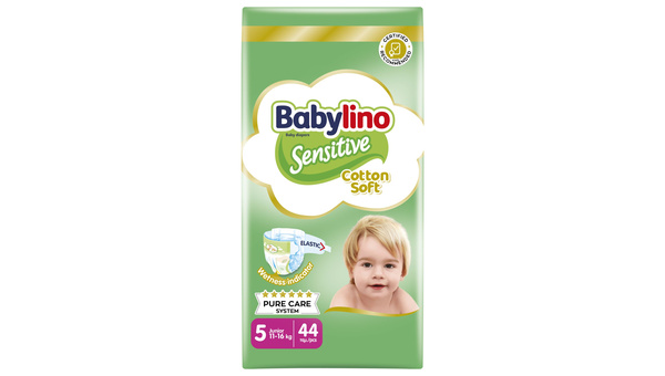 BABYLINO SENSITIVE PELENE. VEL.5 11-16 KG