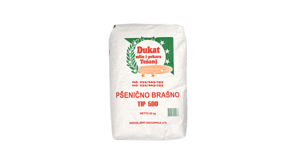 ŽITOPOSAVINA BRAŠNO PŠENIČNO 25 KG TIP 500