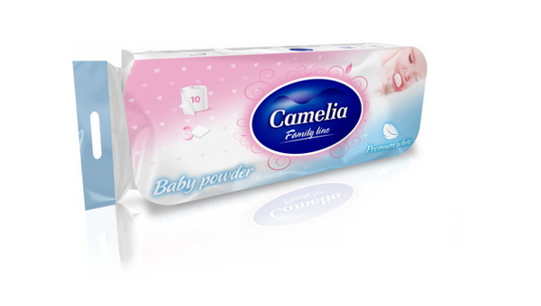 CAMELIA TOALET PAPIR BABY POWDER 10 1 3 SLOJA