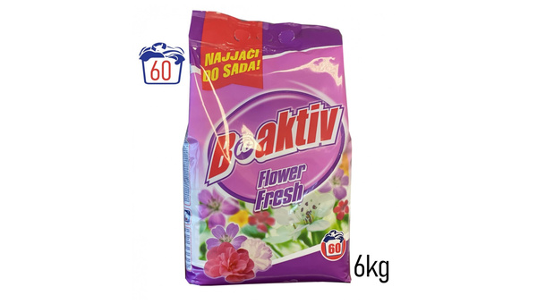 BIOAKTIV DETERDŽENT ZA RUBLJE 5 KG PRAŠAK FLOWER FRESH