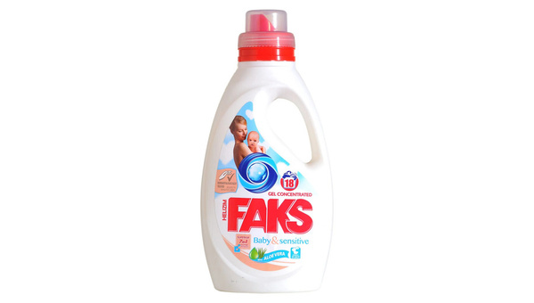 SAPONIA DETERDŽENT FAKS GEL BABY & SENSITIVE 900 ML 20P