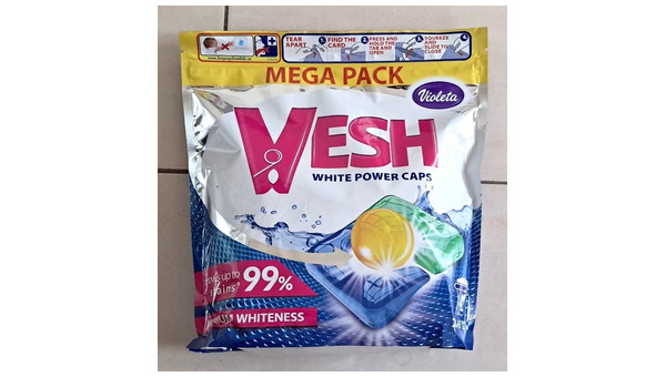 VESH DETERDŽENT ZA RUBLJE KAPSULE WHITE 42 KOM