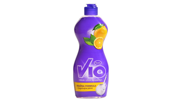 DETERDŽENT ZA SUĐE VIO LIMUN I SODA BIKARBONA 450 ML