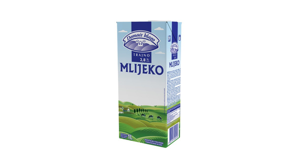 DOMAĆE BLAGO MLIJEKO UHT BČ 2,8% 1 L DOM BLAGO