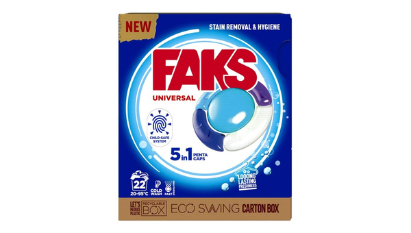 FAKS DETERDŽENT ZA RUBLJE KAPSULE UNIVERSAL 22 KOM