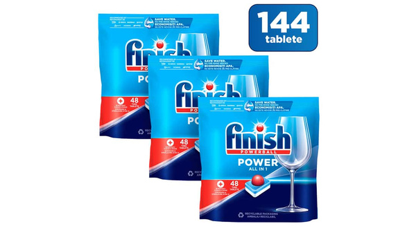 FINISH DETERDŽENT ZA MAŠINSKO PRANJE SUĐA POWER ALL IN ONE 48TAB
