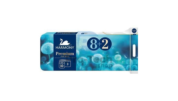 HARMONY TOALET PAPIR PREMIUM 3 SLOJA.8+2