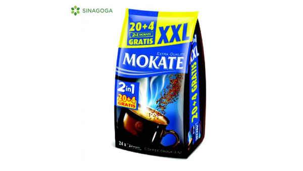 MOKATE 2 U 1 XXL 20+4 KOM GRATIS