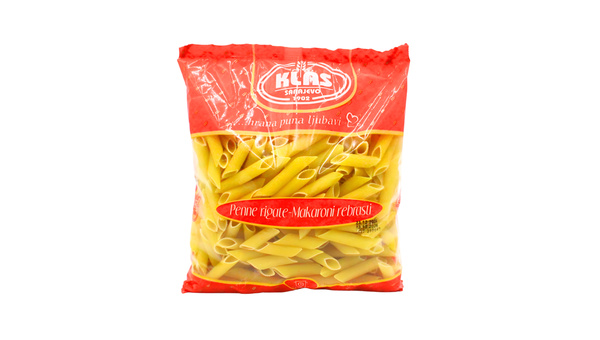 KLAS MAKARONI 400 G KOSI REBRASTI PENNE RIGATE