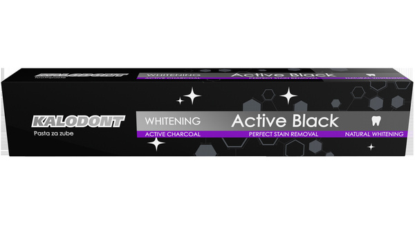 KALADONT KALODONT PASTA ZA ZUBE WHITENING ACTIVE BLACK 75 ML