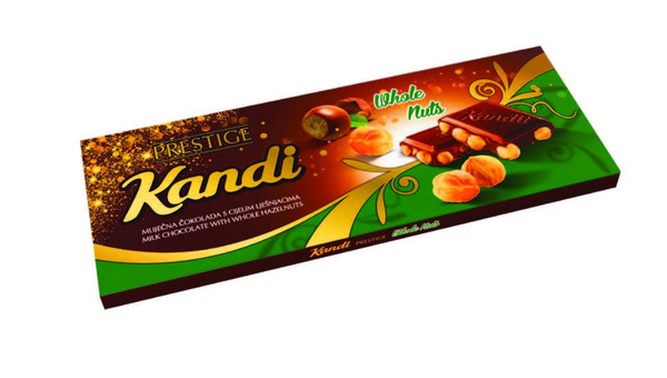 KANDIT CIJELI LJEŠNJAK ČOKOLADA 230 G