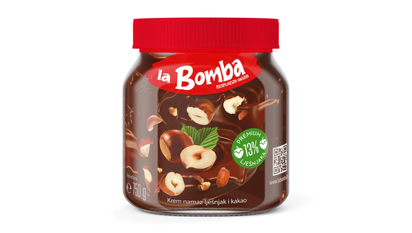 LA BOMBA KREM NAMAZ 750 G LJEŠNJAK I KAKAO