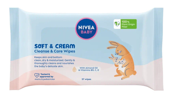 NIVEA VLAŽNE MARAMICE BABY SOFT 57 1