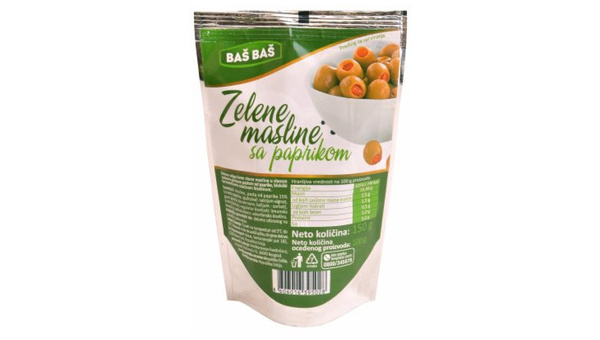 OLYMP MASLINE ZELENE SA PAPRIKOM 150 G