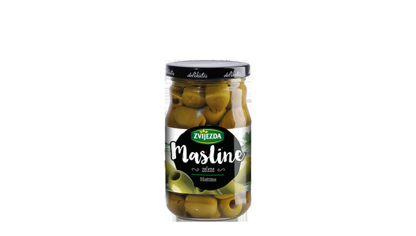 ZVIJEZDA MASLINE ZEL BEZ KOŠ 350 ML ZVIJEZ