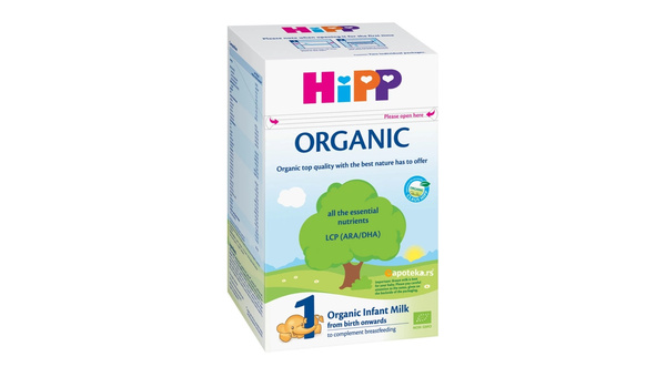 HIPP ZAMJENSKO MLIJEKO 1 ORGANIC 800 G