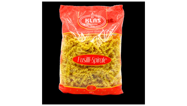 KLAS MAKARONI 400 G FUSILLI SPIRALE