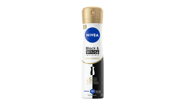 NIVEA DEZODORANS SPREJ B & W SILKY SM 150 ML
