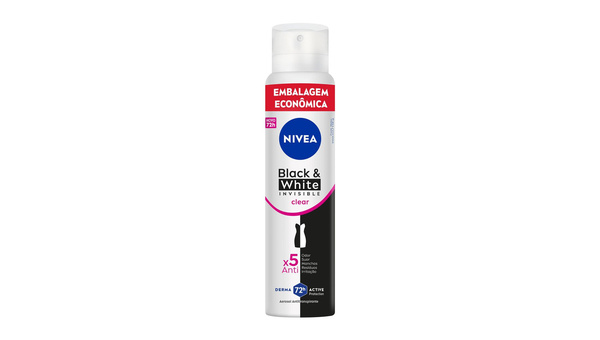NIVEA BLACK & WHITE CLEAR INVISIBLE ŽENSKI DEZODORANS 200 ML