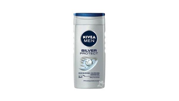 NIVEA SILVER PROTECT MUŠKI GEL ZA TUŠIRANJE 250 ML