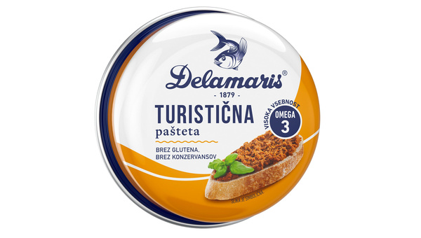 DELAMARIS PAŠTETA TURIST 3X95 G